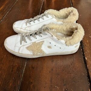 Golden Goose Superstar Shearling Sneakers